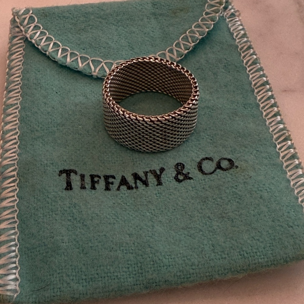 Tiffany & Co. Silver Mesh Band
